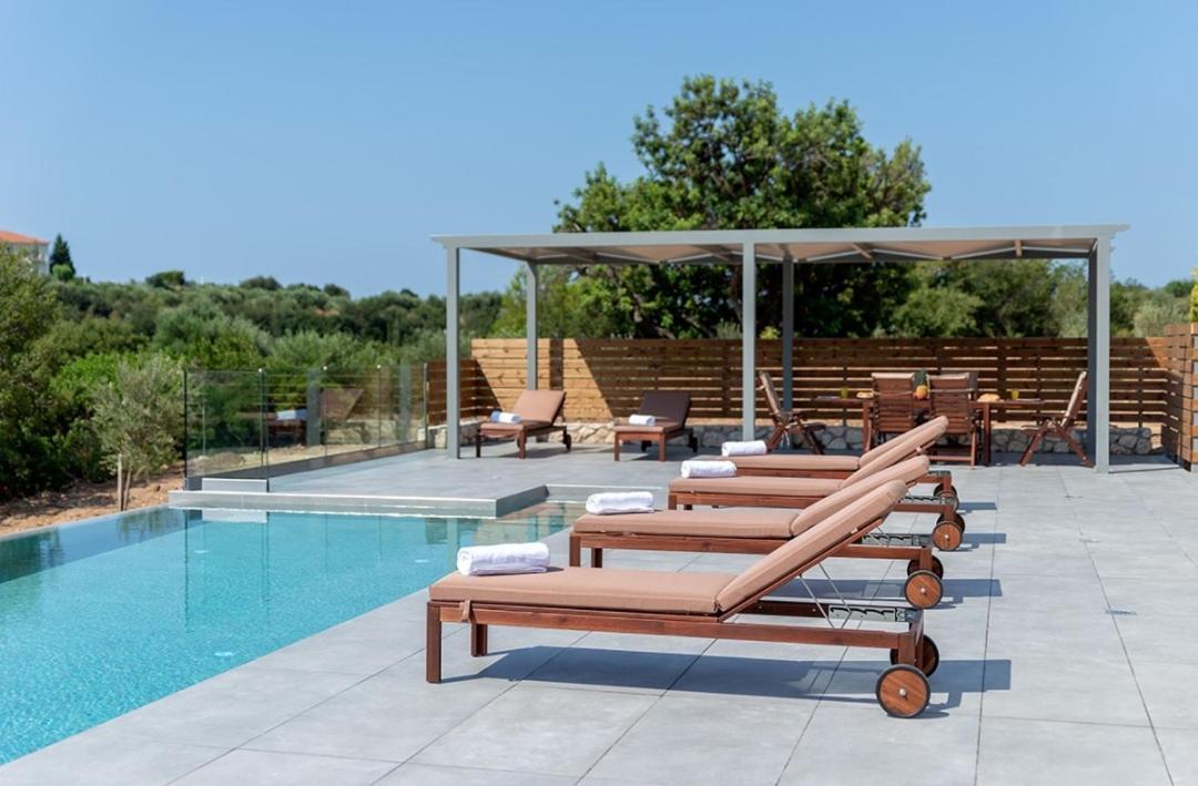 Kefalonia Stone Villas - Villa Petros Kefalonica Muszáta Kültér fotó