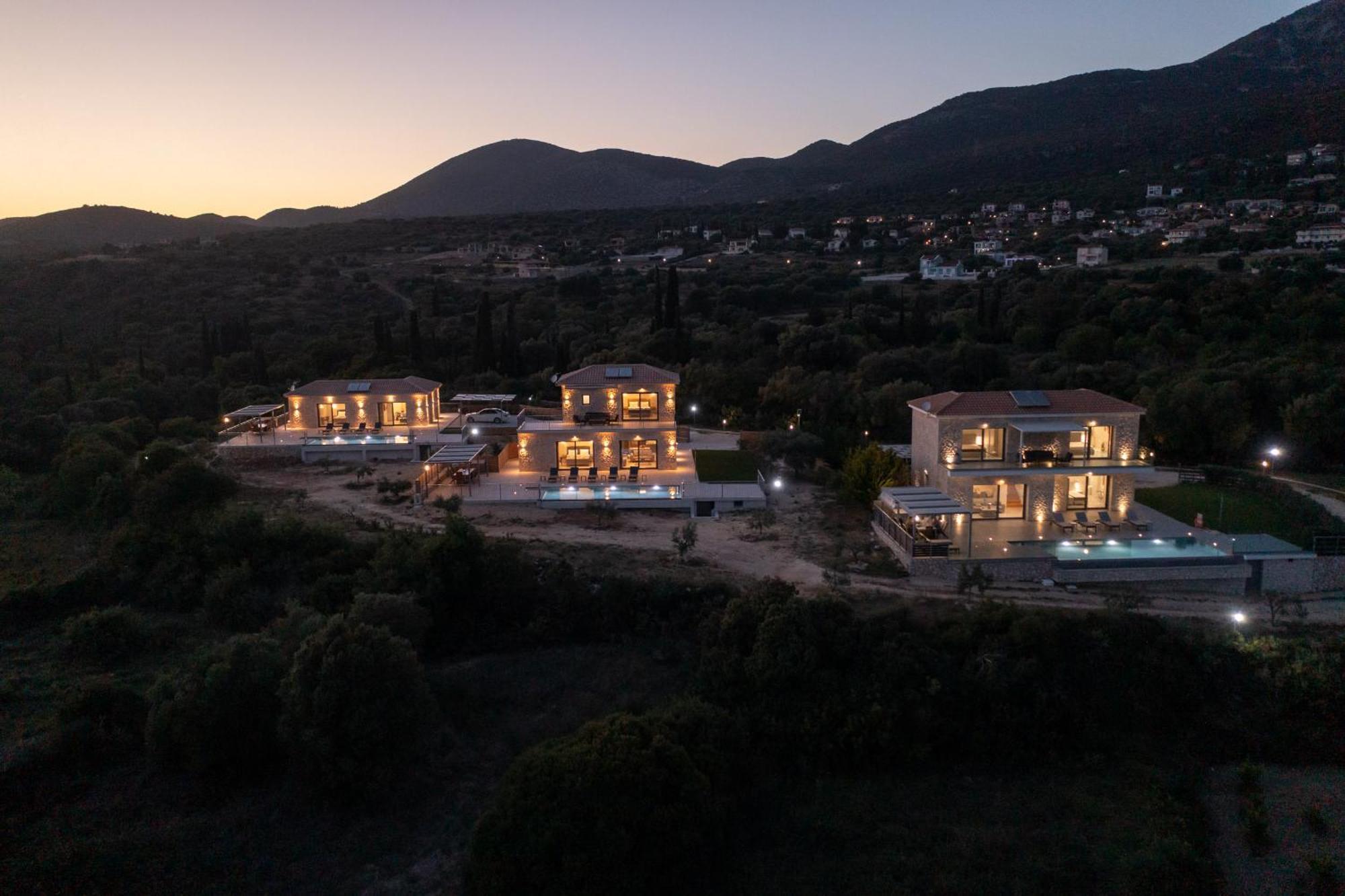 Kefalonia Stone Villas - Villa Petros Kefalonica Muszáta Kültér fotó