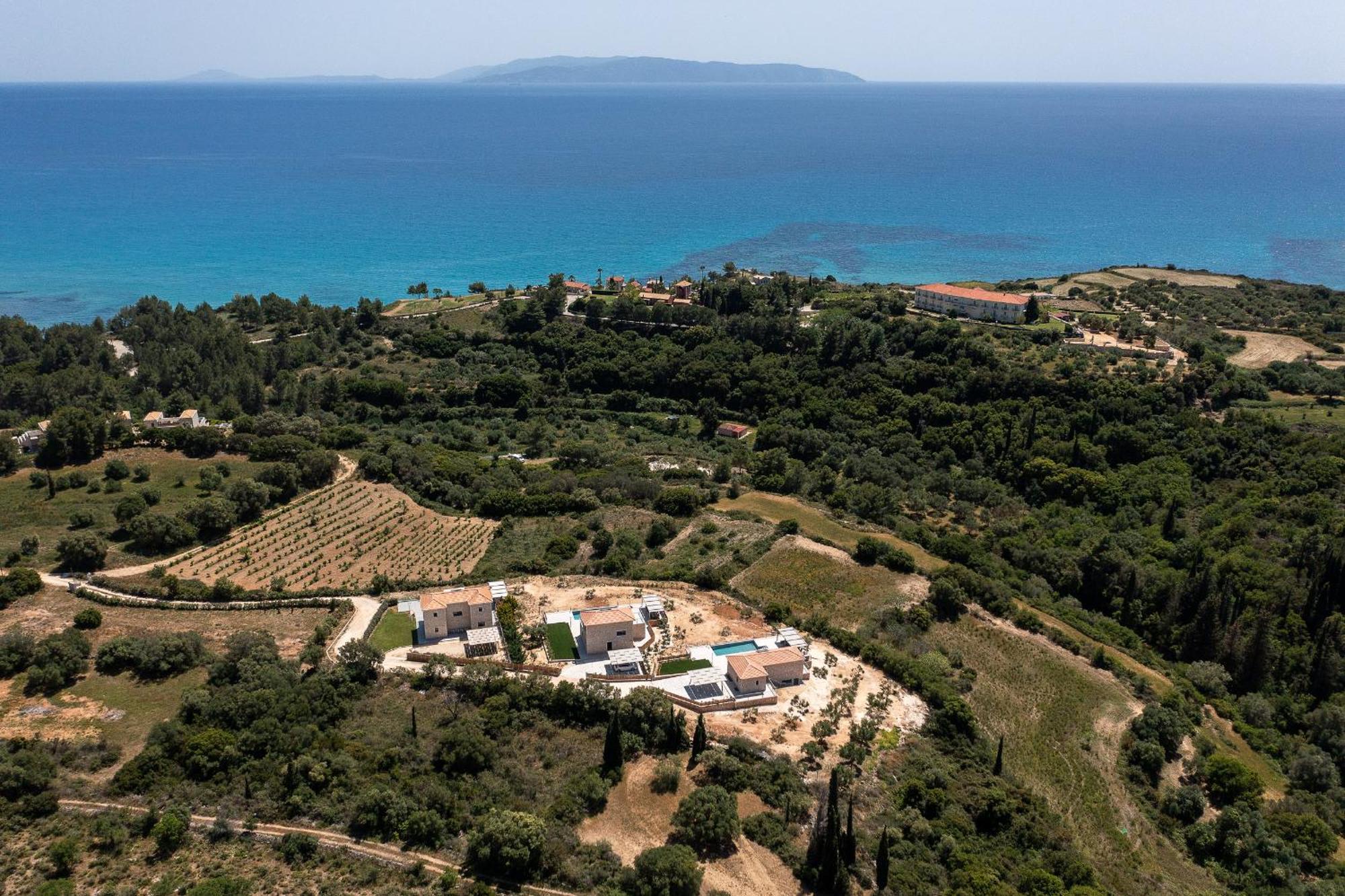 Kefalonia Stone Villas - Villa Petros Kefalonica Muszáta Kültér fotó
